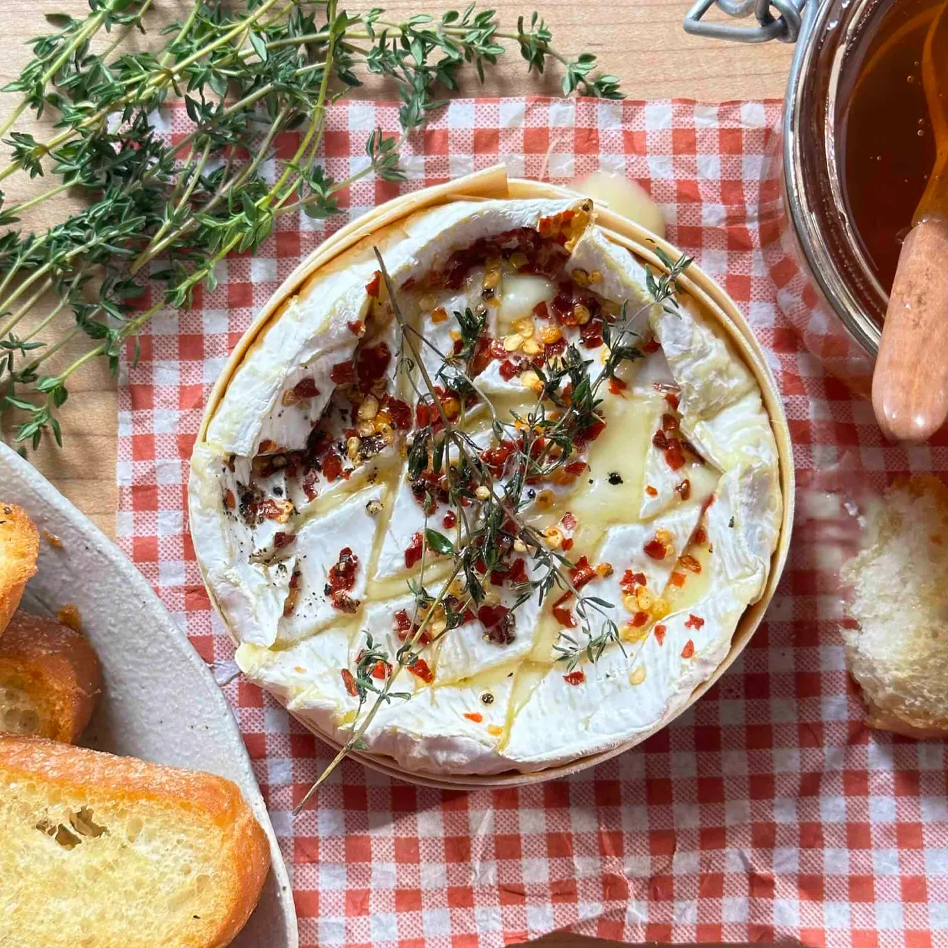 Mini kaasfondue van camembert